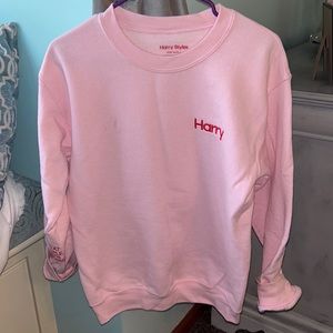 Harry Styles original merch pink sweatshirt size Small